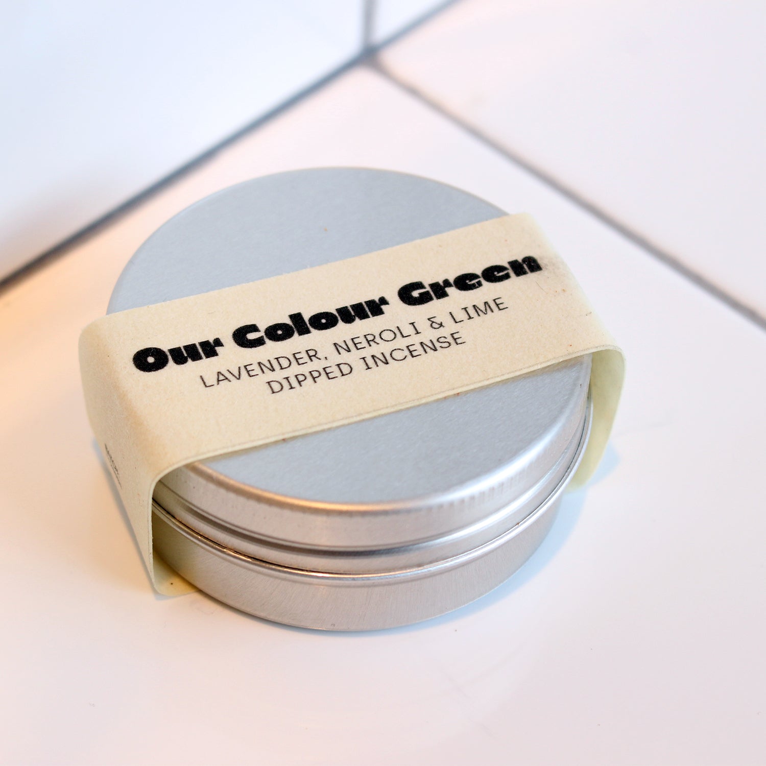 Lavender & Lime TIN - Candela Profumata In Barattolo, Miscela Di Lavanda E Lime, 240g